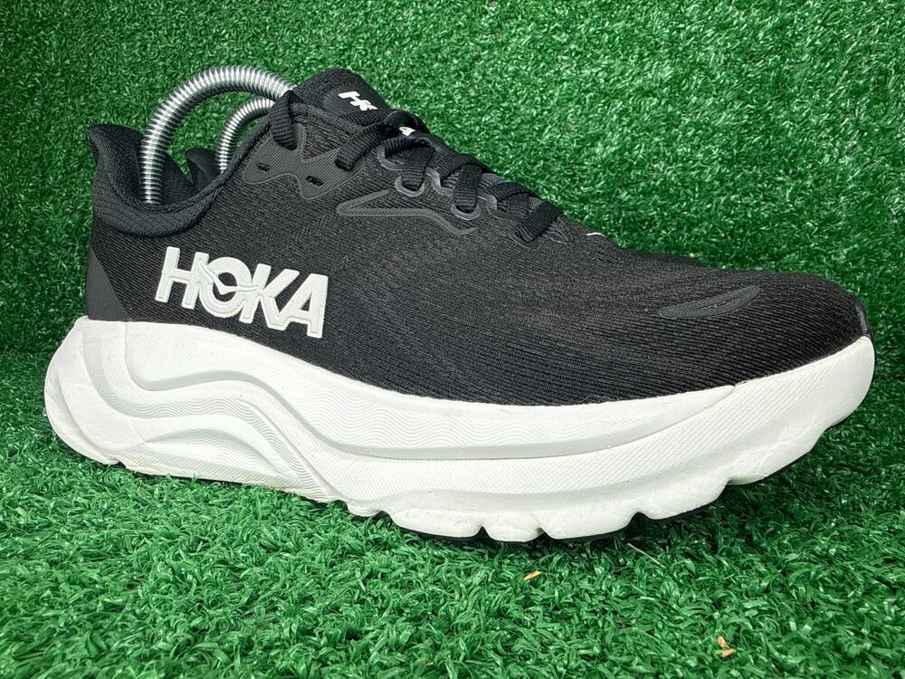 Hoka One Arahi 8 1168691 BWHT White Black Running Shoes Women’s Size 7